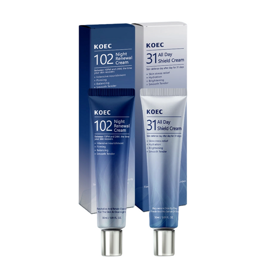 KOEC 31 All Day Shield Cream & 102 Night Renewal Cream(30ml*2)