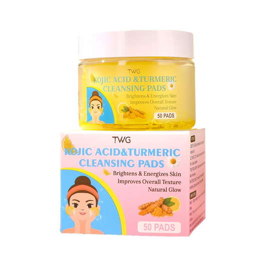 TWG Kojic Acid Turmeric Face Cleansing Toner Pads