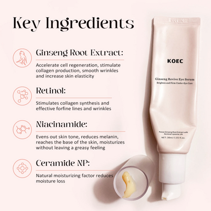 KOEC Ginseng + Retinal Revive Eye Serum
