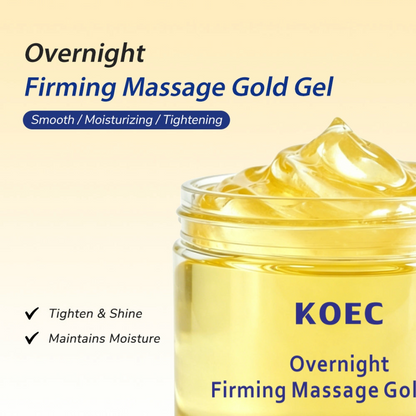 KOEC Overnight Firming Massage Gold Gel