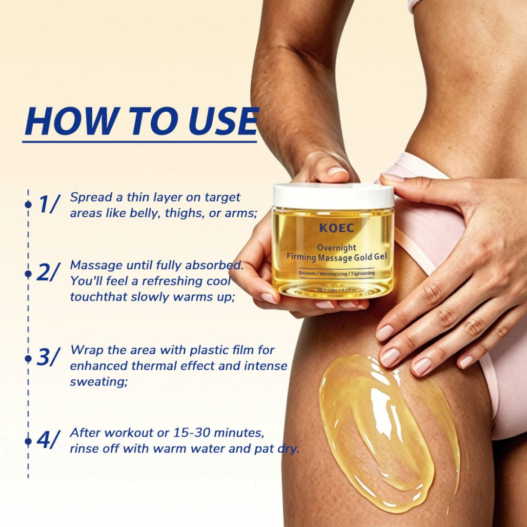KOEC Overnight Firming Massage Gold Gel