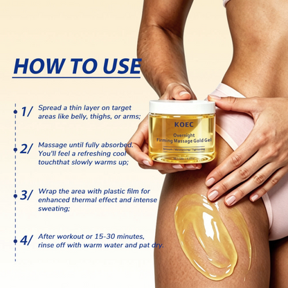 KOEC Overnight Firming Massage Gold Gel