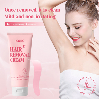 KOEC Body Hair Remover Cream with Scraper