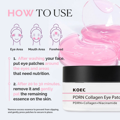 KOEC PDRN & Collagen Eye Patch 60pcs