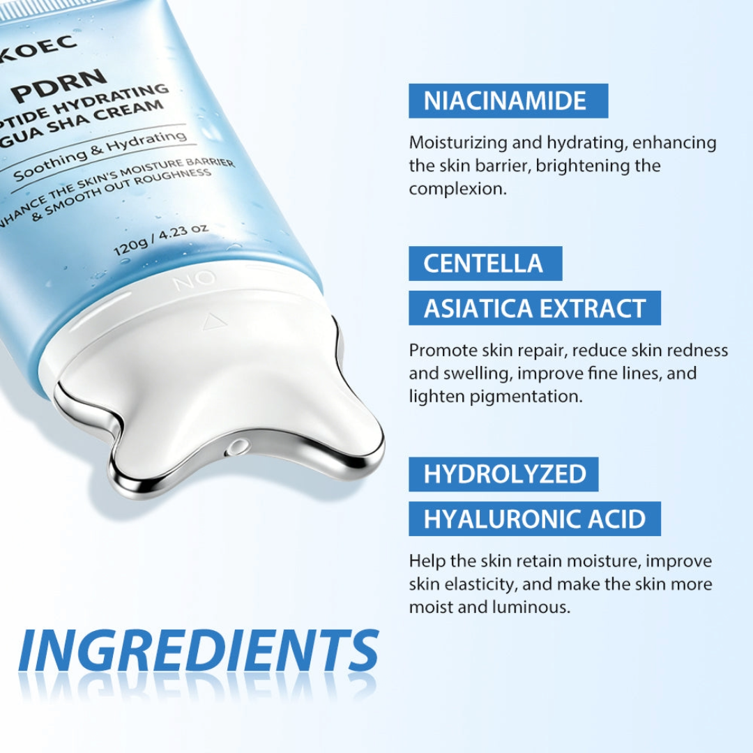 KOEC PDRN Peptide Hydrating Gua Sha Cream