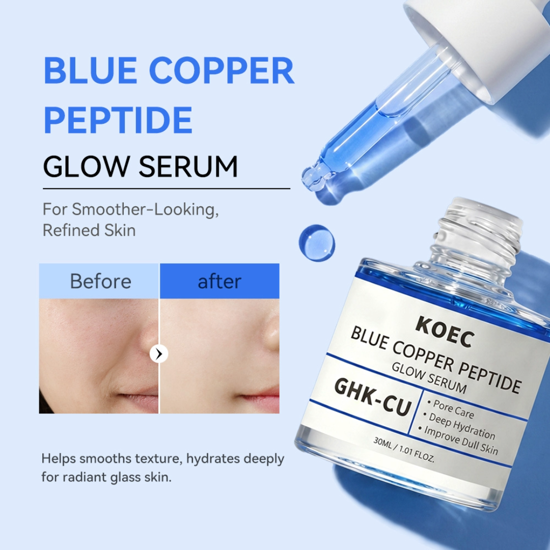 KOEC Blue Copper Peptide Glow Serum