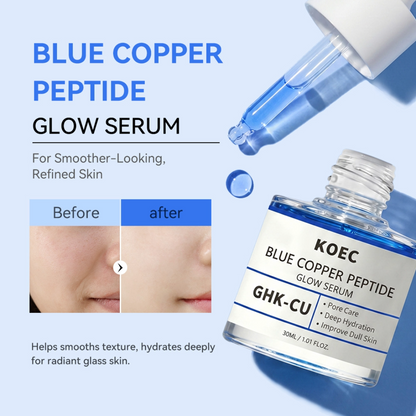 KOEC Blue Copper Peptide Glow Serum