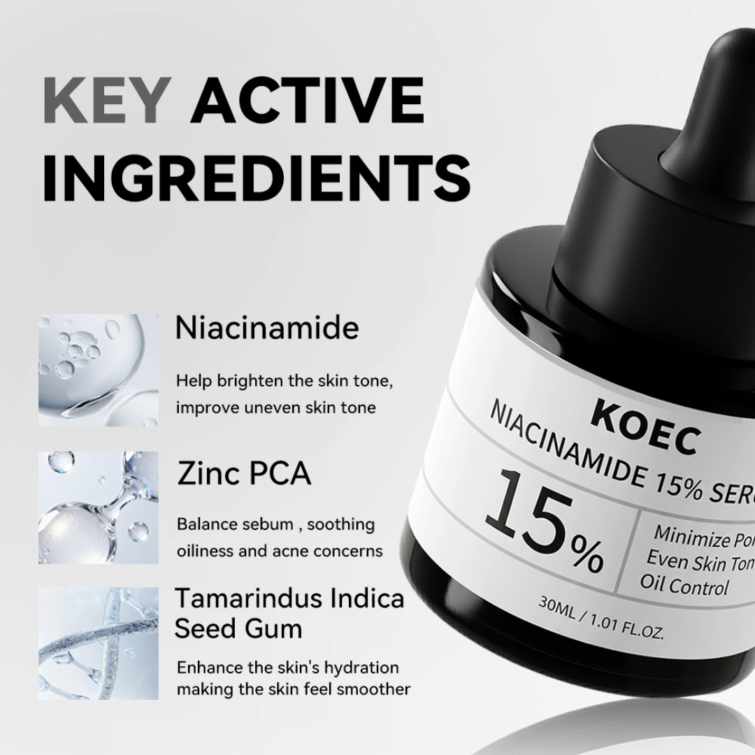 KOEC 15% Niacinamide Face Serum