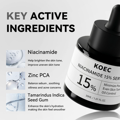 KOEC 15% Niacinamide Face Serum