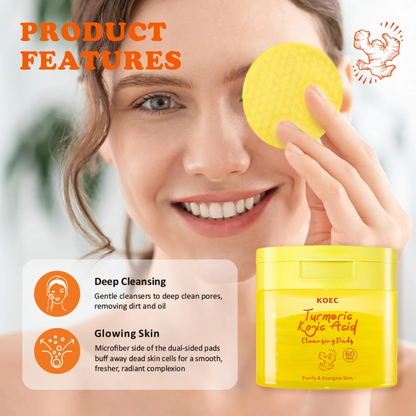 KOEC Kojic Acid Turmeric Cleansing Pads
