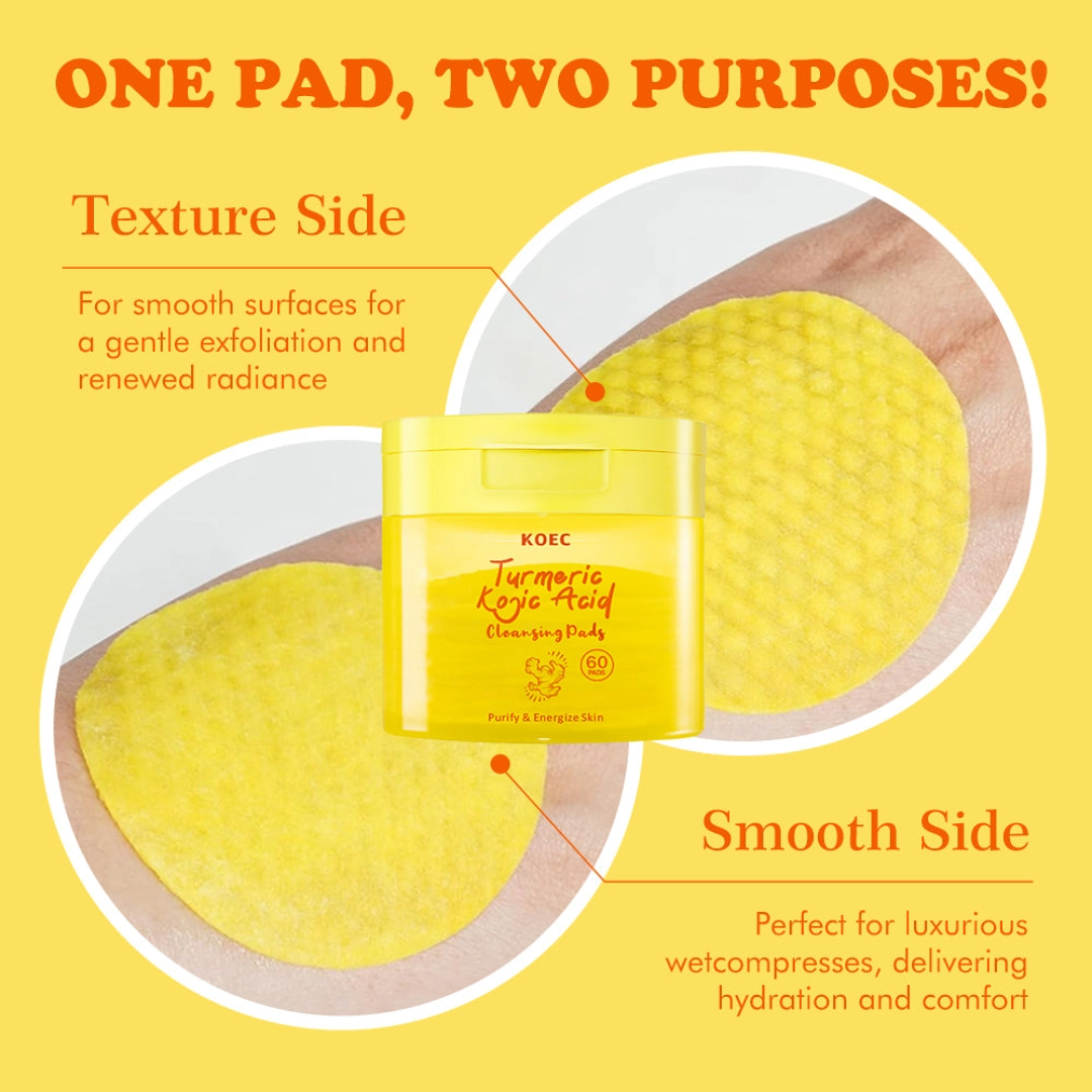KOEC Kojic Acid Turmeric Cleansing Pads