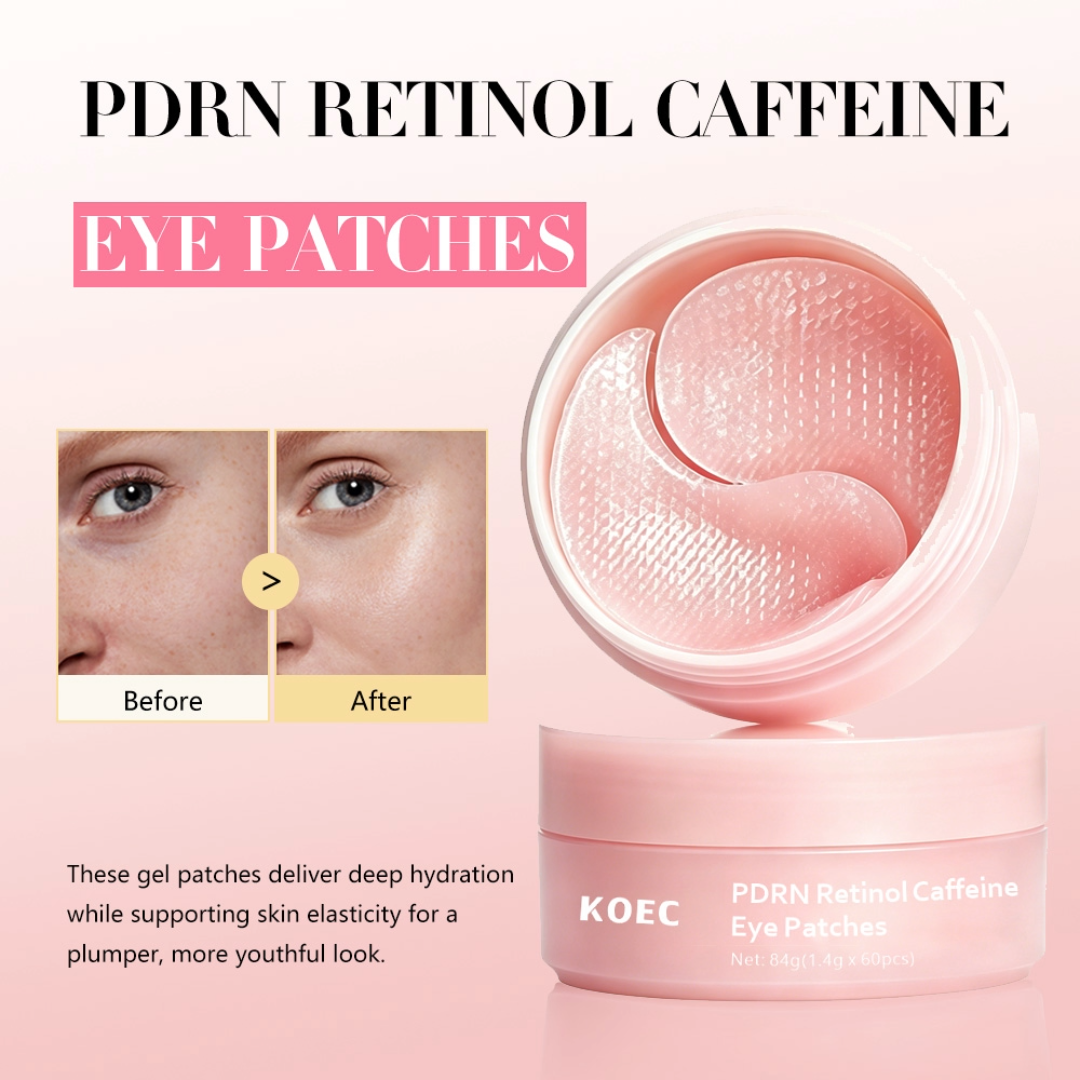 KOEC PDRN Retinol Caffeine Eye Patches