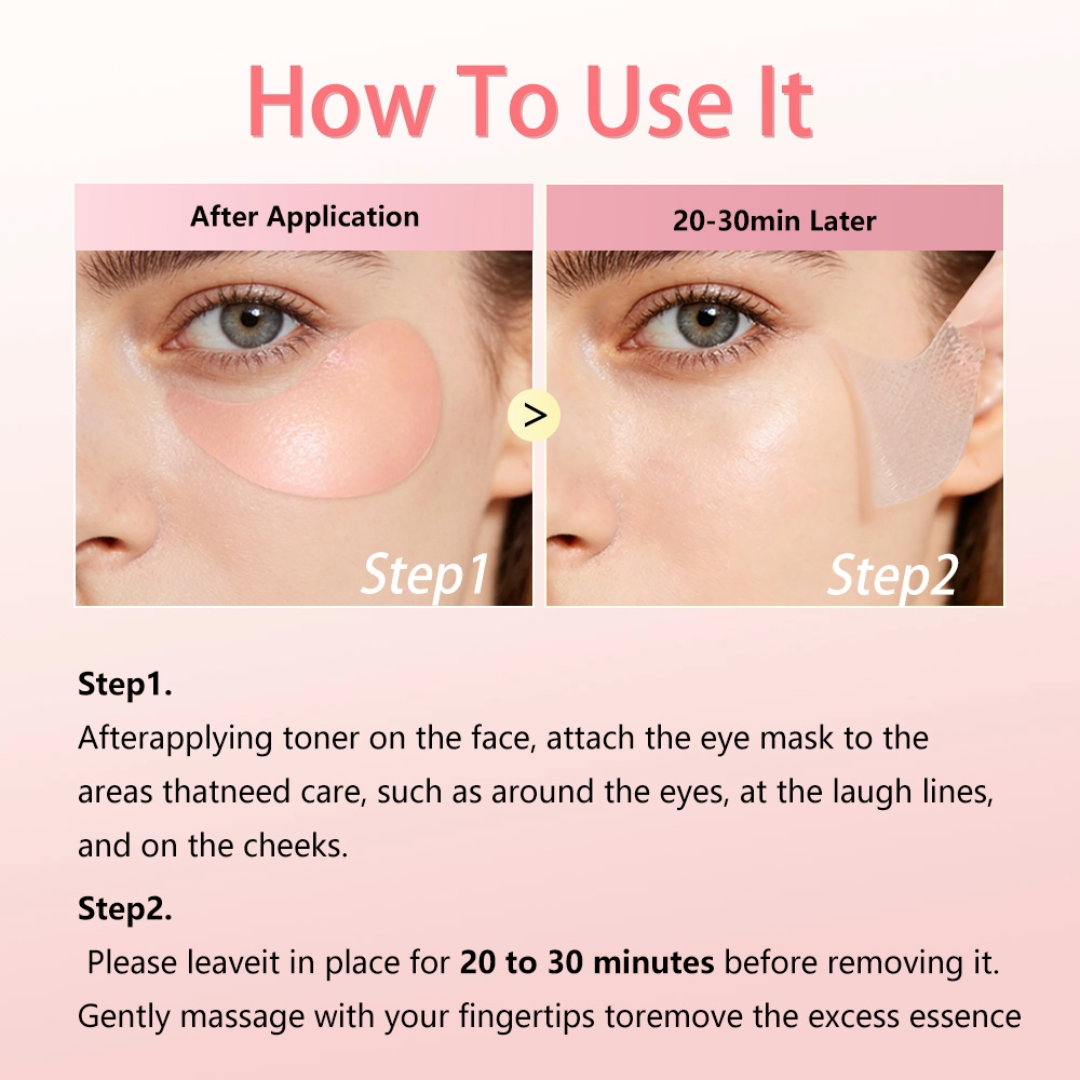 KOEC PDRN Retinol Caffeine Eye Patches