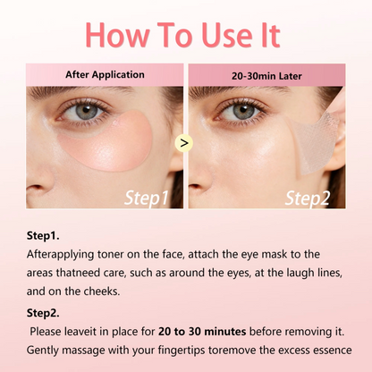 KOEC PDRN Retinol Caffeine Eye Patches