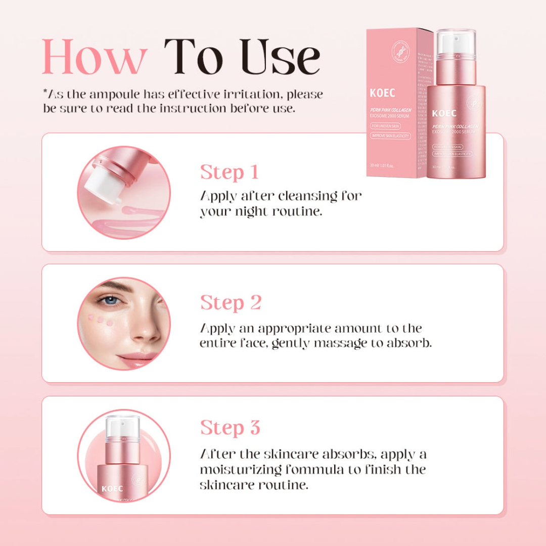 KOEC PDRN Pink Collagen Exosome 2000 Serum