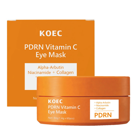 KOEC PDRN Vitamin C Eye Serum with Alpha-Arbutin , Niacinamide + Collagen - 60pcs