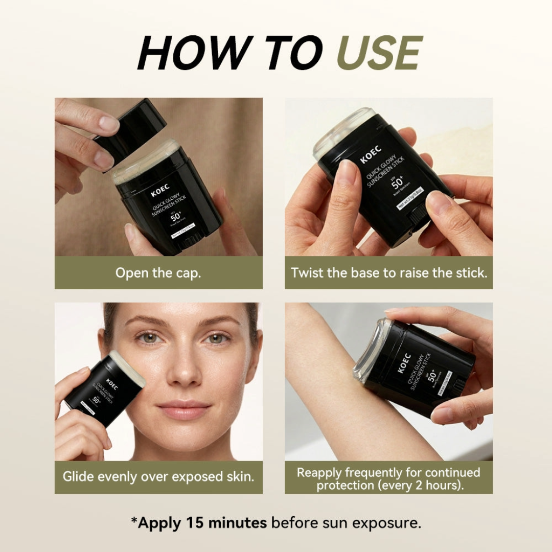 KOEC Quick Glowy Sunscreen Stick