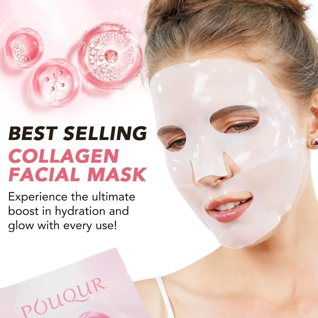 POUQUR Collagen Deep Hydration Mask - 4 sheets