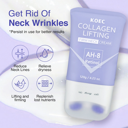 KOEC AH-8 & Retinol Collagen Lifting Firm Neck Cream