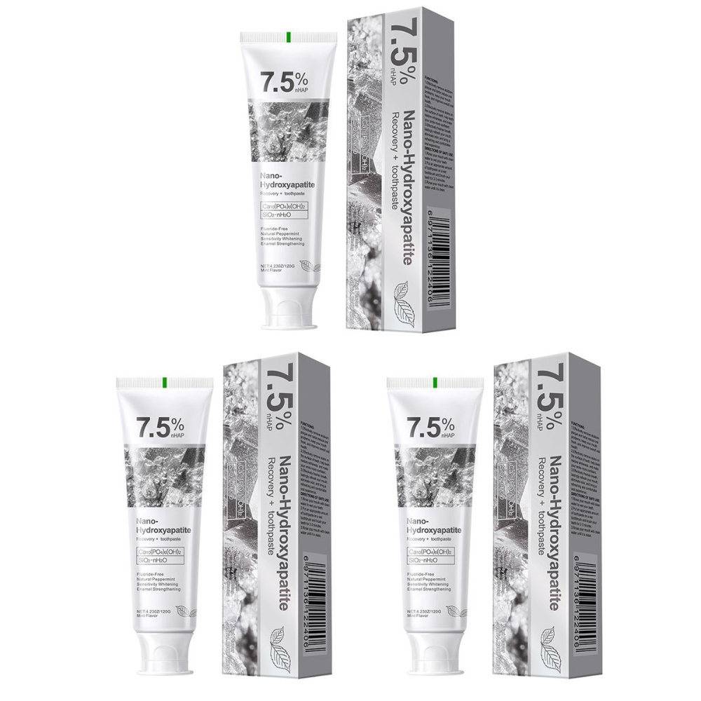 7.5% Nano-Hydroxyapatite Toothpaste, Intensive Brightening & Fresh Breath