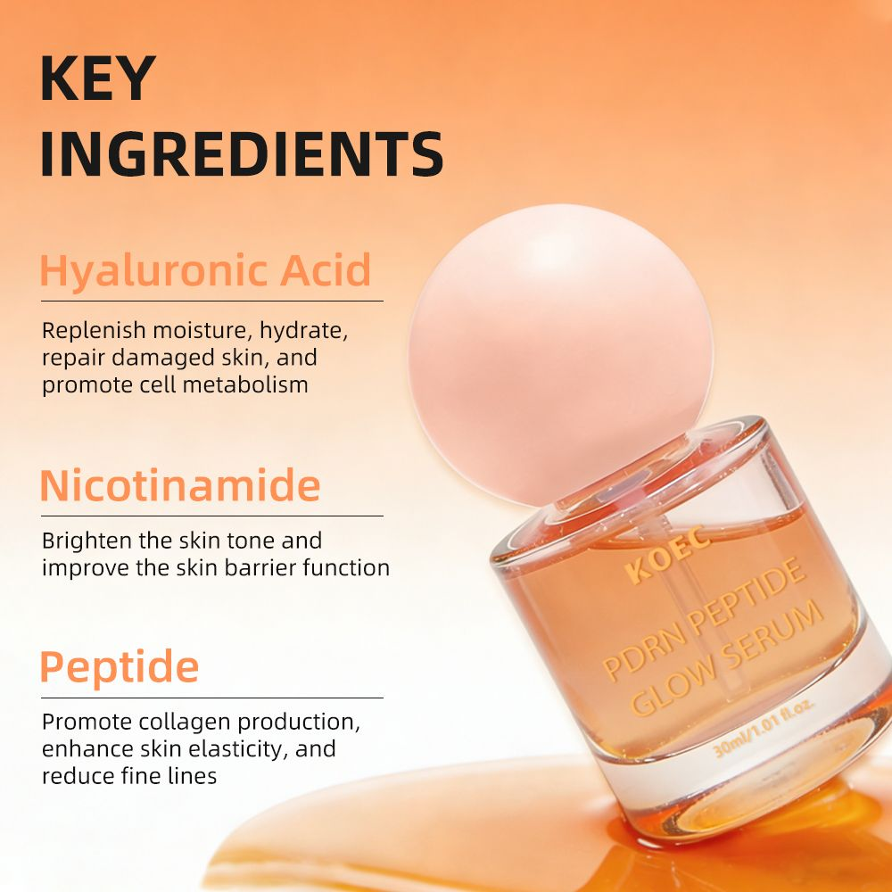 KOEC PDRN peptide glow serum