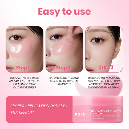 KOEC PDRN CAFFEINE COLLAGEN EYE PATCH