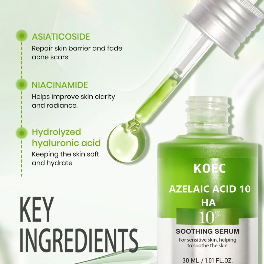 KOEC Azelaic Acid 10% Hyaluron Redness Soothing Serum