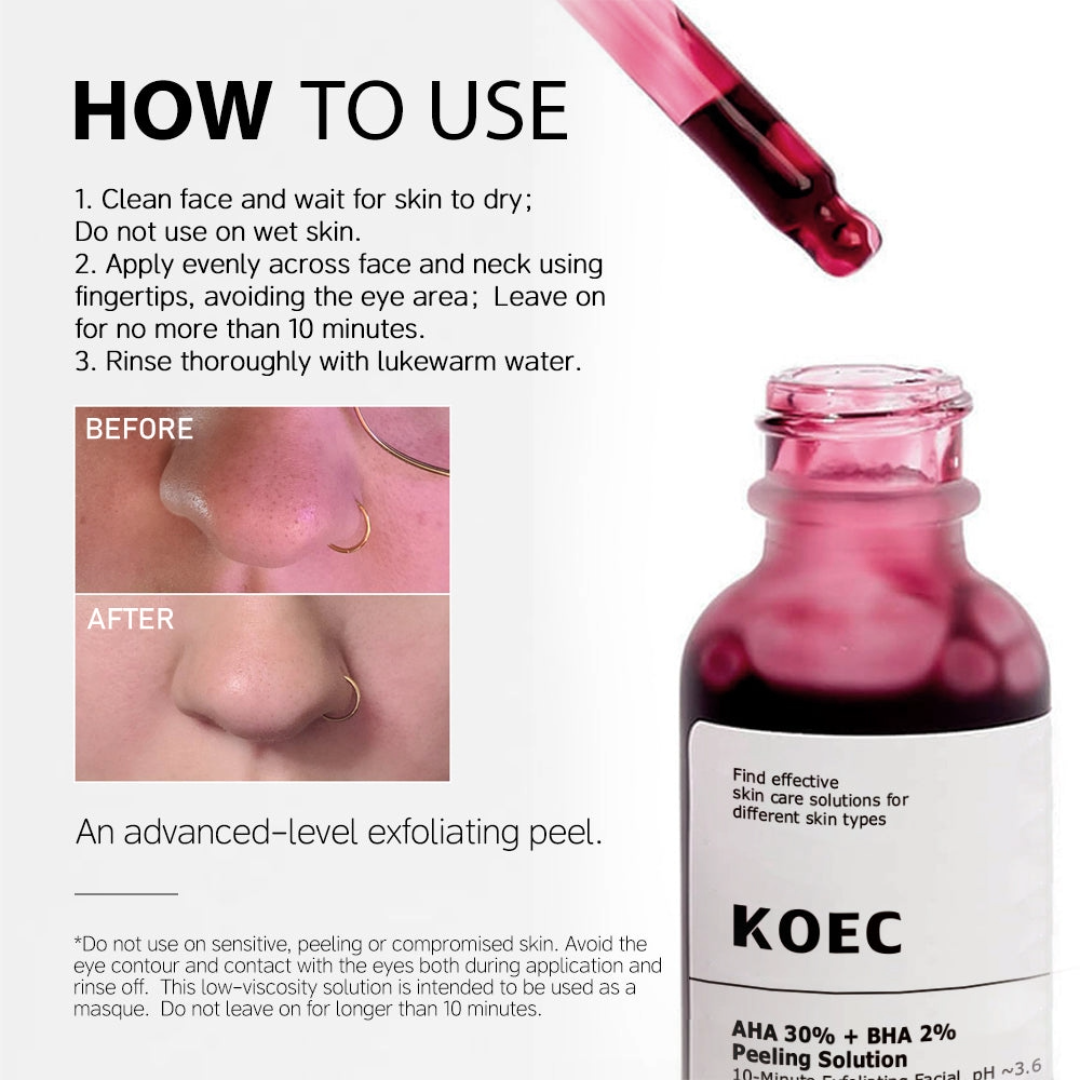 AHA 30% +BHA 2%Peeling Solution