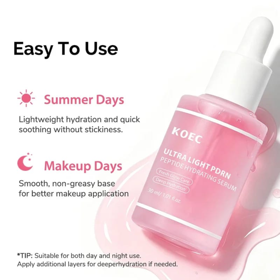 KOEC Ultra Light PDRN Peptide Hydrating Serum