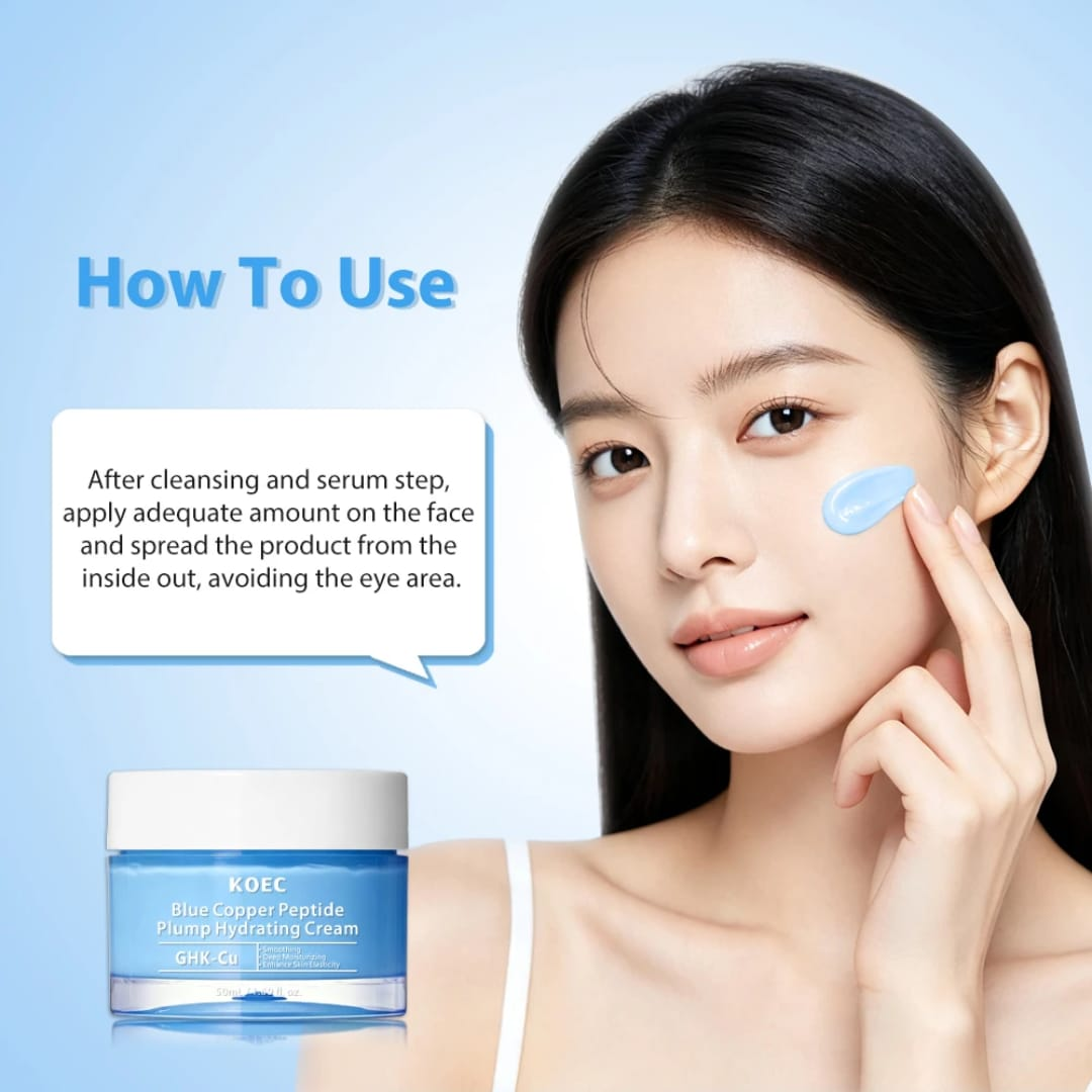 KOEC Blue Copper Plump Hydrating Cream GHK-CU