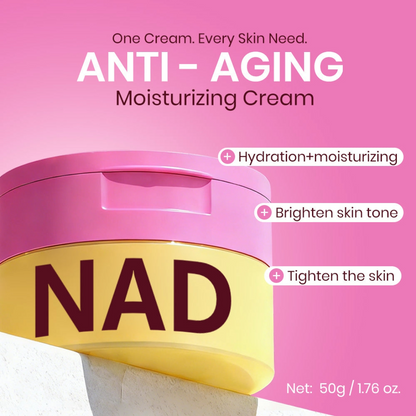KOEC NAD+Face Moisturizer+ Toning Polish Pads Skin Care Bundle