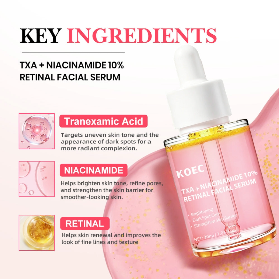 KOEC TXA + Niacinamide 10% Retinal Facial Serum