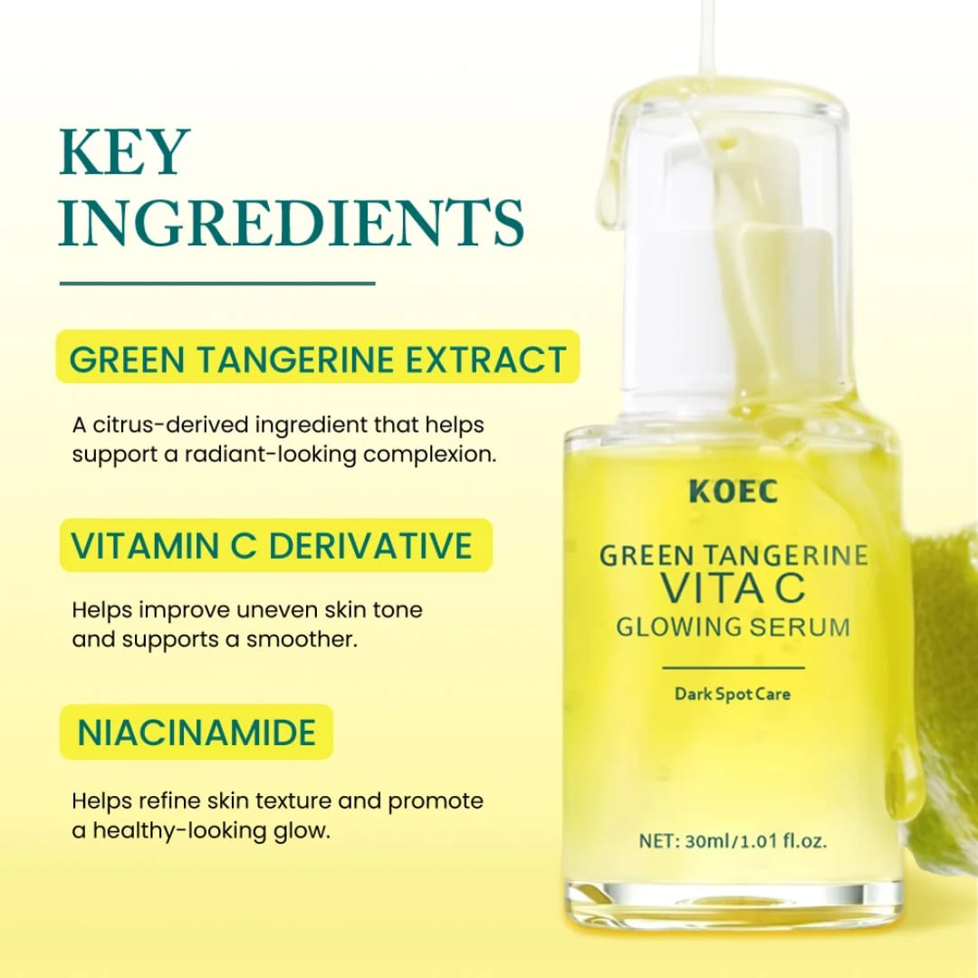 KOEC Green Tangerine VITA C Glowing Serum