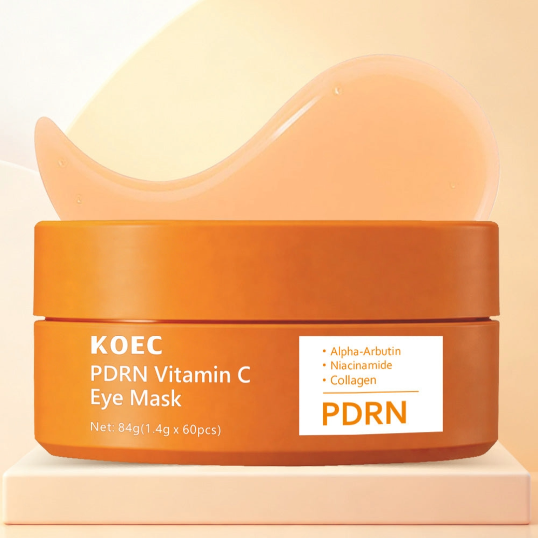 KOEC PDRN Vitamin C Eye Serum with Alpha-Arbutin , Niacinamide + Collagen - 60pcs