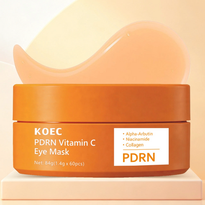KOEC PDRN Vitamin C Eye Serum with Alpha-Arbutin , Niacinamide + Collagen - 60pcs