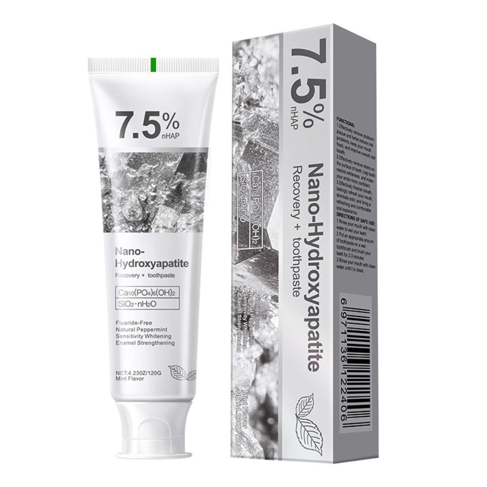 7.5% Nano-Hydroxyapatite Toothpaste, Intensive Brightening & Fresh Breath