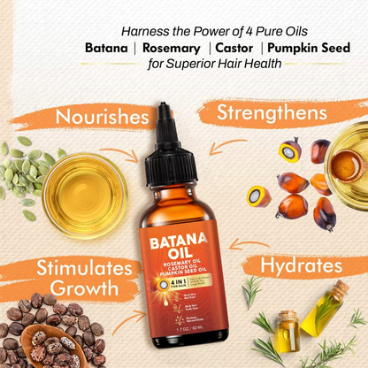 4 iN 1 Batana Hair Oil