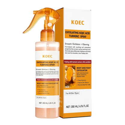 KOEC Exfoliating Kojic Acid Turmeric Body Spray
