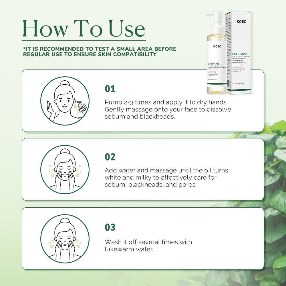 KOEC Heartleaf Pore Control Cleansing Oil