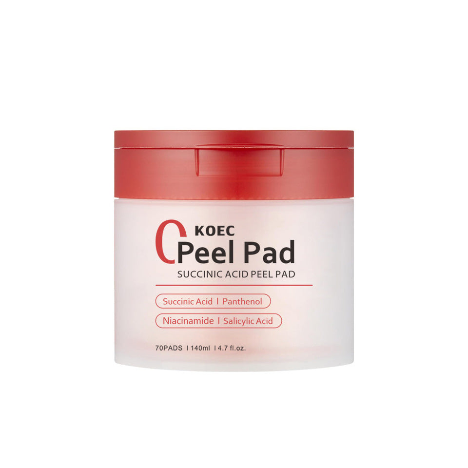KOEC Succinic Acid Peel Facial Pad - 70pcs
