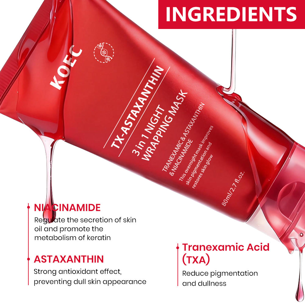 KOEC TX Astaxanthin 3 in 1 Night Wrapping Mask