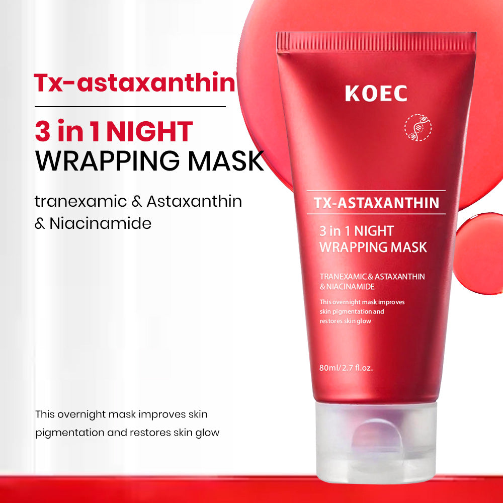 KOEC TX Astaxanthin 3 in 1 Night Wrapping Mask
