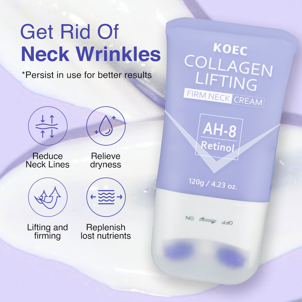 KOEC AH-8 & Retinol Collagen Lifting Firm Neck Cream