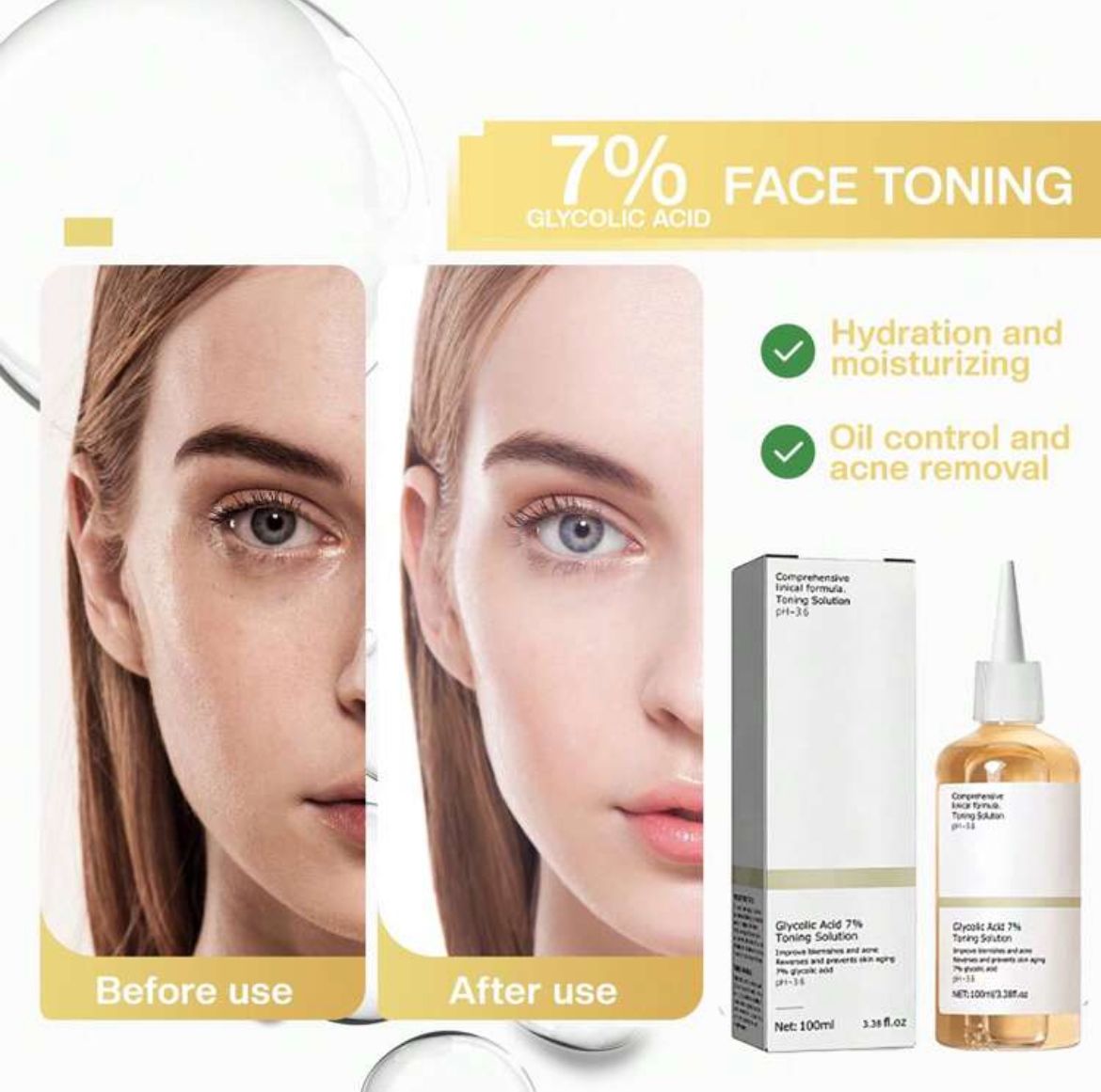 Glycolic acid 7% Toning solution