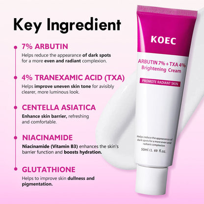 KOEC Arbutin 7% + TXA 4% Brightening Cream