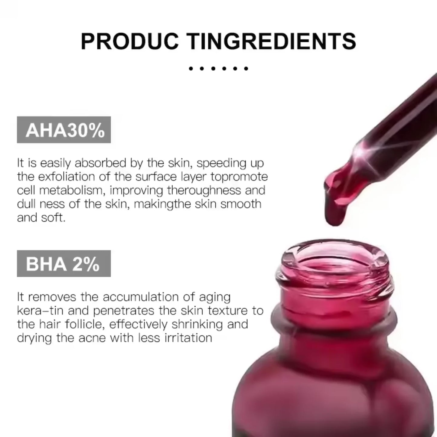 AHA 30% +BHA 2%Peeling Solution