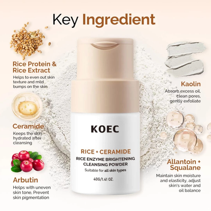 KOEC Rice Enzyme Brightening Cleansing Powder