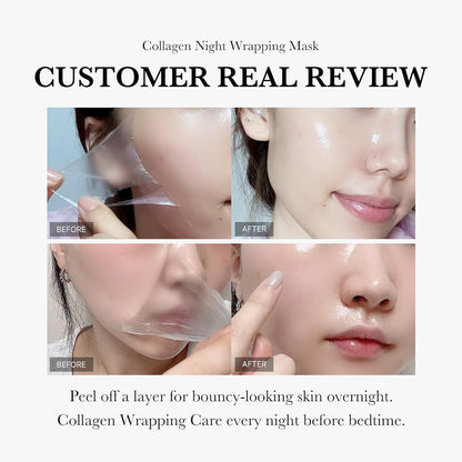 POUQUR Collagen Night Wrapping Mask