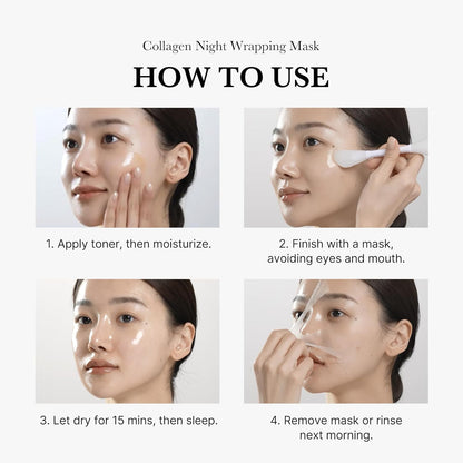 POUQUR Collagen Night Wrapping Mask