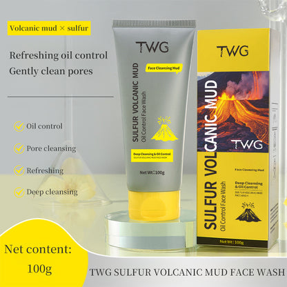 TWG Volcanic Mud Face Wash